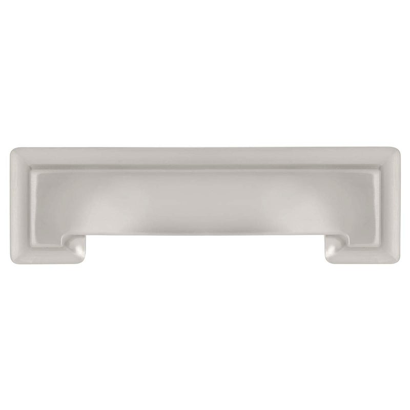 Hickory Hardware 10 Pack Solid Core Kitchen Cabinet Pulls  Luxury Cabinet Handles  Hardware for Doors & Dresser Drawers  3 Inch & 3-3/4 Inch (96mm) Hole Center  Stainless Steel  Studio Collection - Image 1